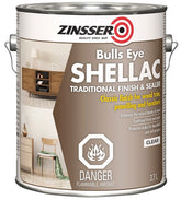 Zinsser Z00211 Shellac, Clear, Liquid, 3.7 L, Can